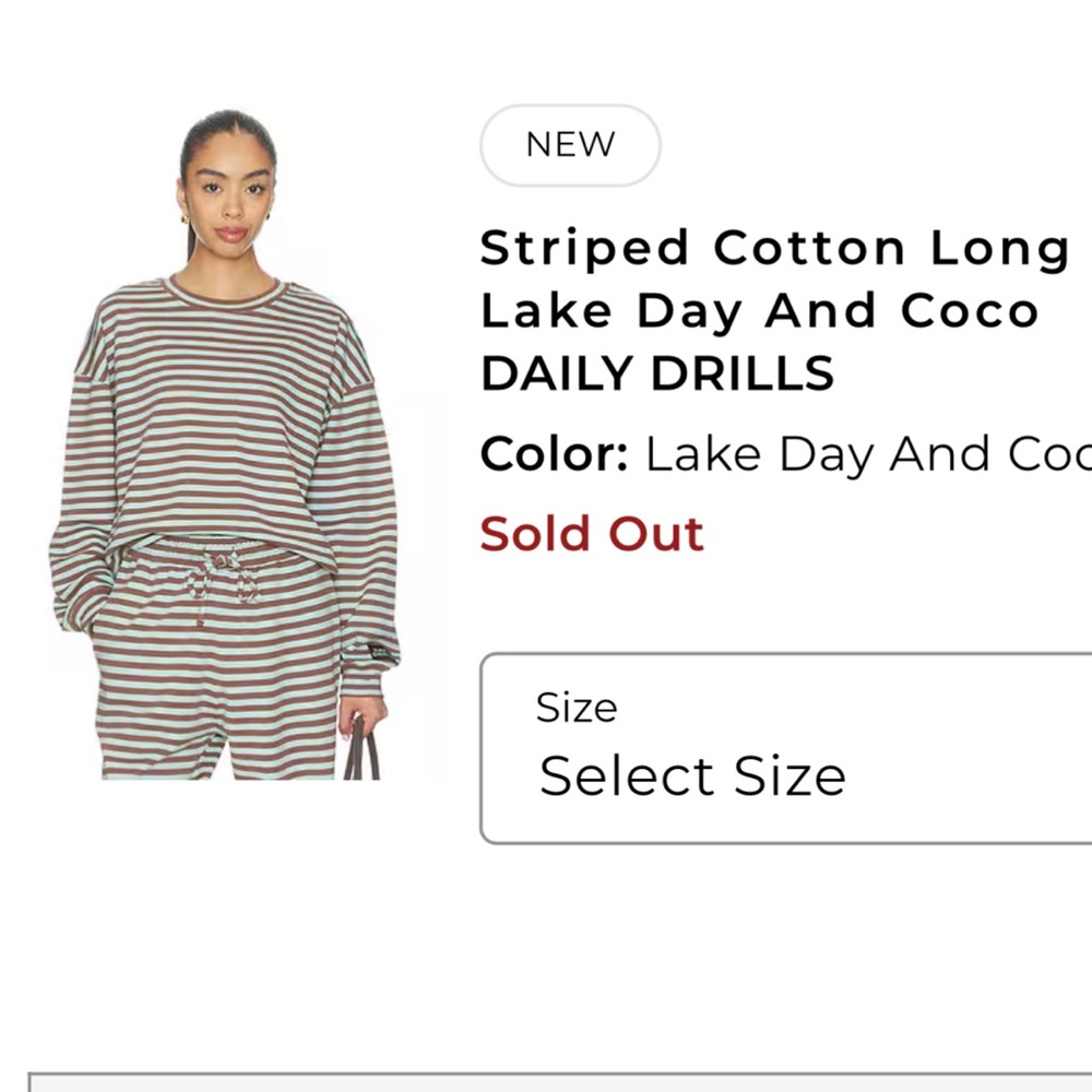 Daily Drills Multicolor Striped set